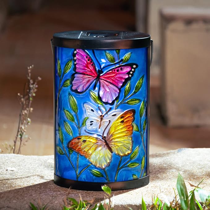 Hanging Solar Lantern Outdoor Waterproof LED Butterfly Solar Lights Decorative - Image 7