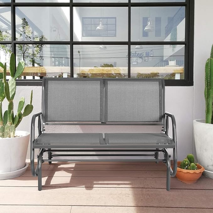 Giantex Swing Glider Chair 48 Inch - Image 7