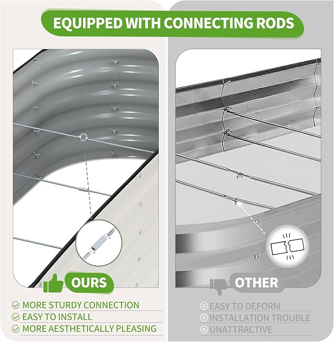 Galvanized Raised Garden Bed - Image 4