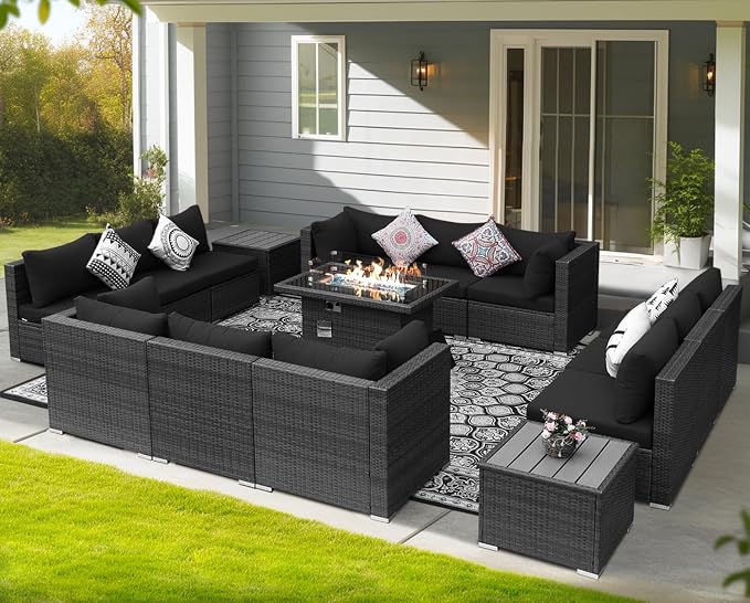 NICESOUL 15 Piece Outdoor Patio Furniture Set - Image 3
