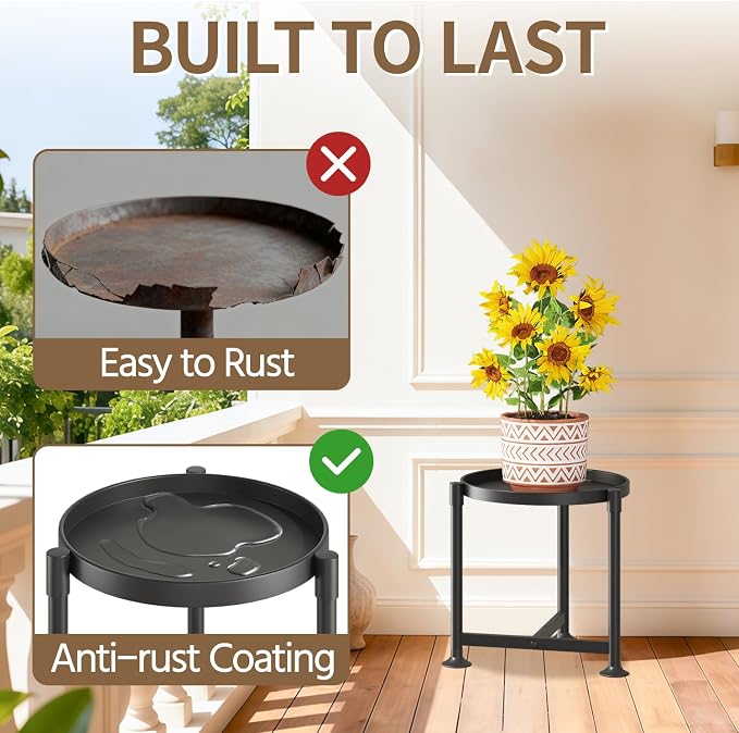 LASZOLA Black Plant Stand Indoor - Image 4