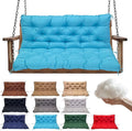 Swing Replacement Cushions for Outdoor: 2-3 Seater Waterproof Porch Bench by QLWYKJP