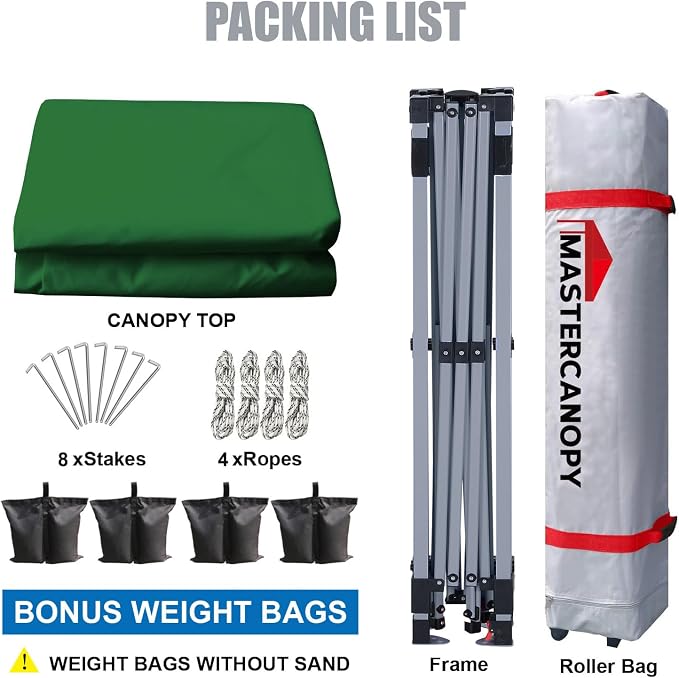 MASTERCANOPY Durable Pop-up Canopy Tent - Image 5