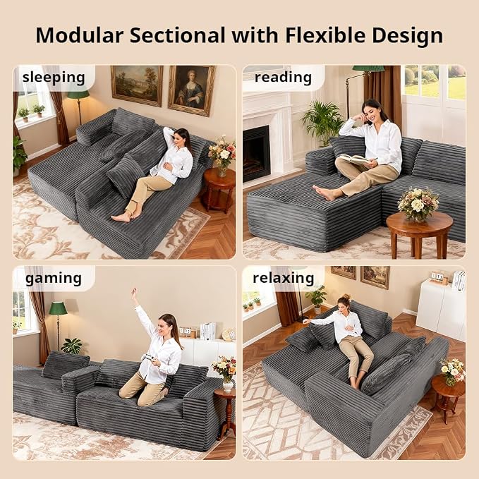 COMHOMA 105”Modular Sectional Sofa - Image 9