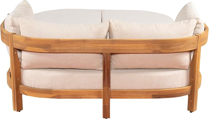 Christopher Knight Home Donovan Acacia Wood Outdoor Daybed - Image 14