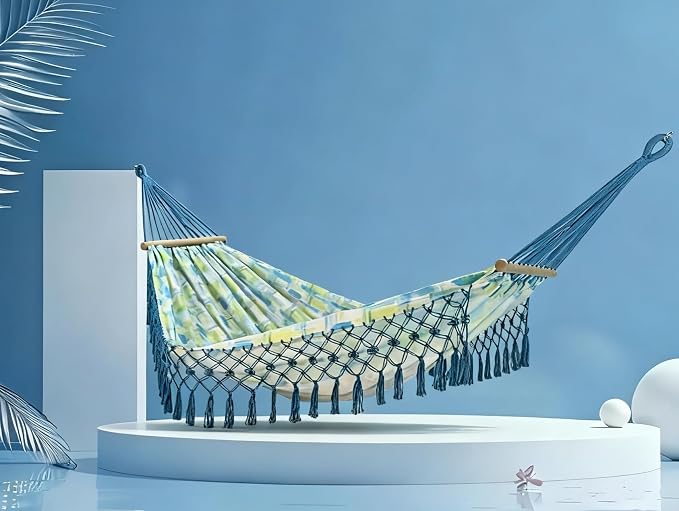 Portable Hammock, Bohemian Hammock, 2person Hammock, - Image 2