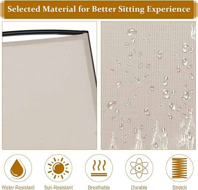 Giantex Patio Bench Glider Chair - Image 3
