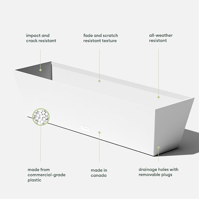 Veradek Pure Series Window Box Planter - Image 3