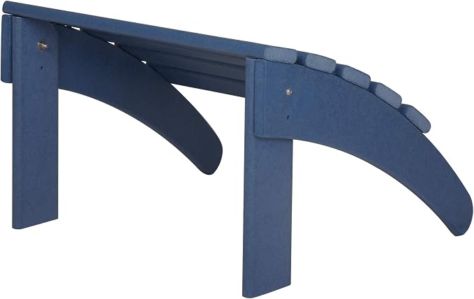 WO Home Furniture Adirondack Ottoman Outdoor Patio Footrest 13.5" Inch Folding - Image 8