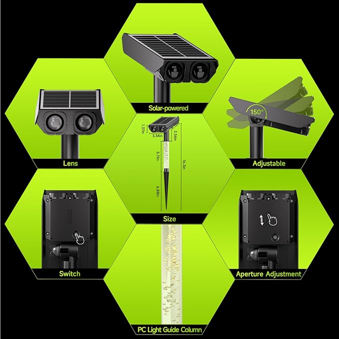 Solar Spotlights Outdoor Waterproof- 2 IN 1 Solar Spot Lights Outdoor - Image 7
