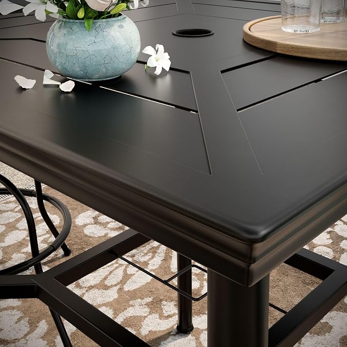 Hanover Montclair Outdoor Patio Conversation Set - Image 9