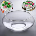 Glass Lotus Bowl Planter, Lotus Flower Bowl, Lotus Bowls by Unknown