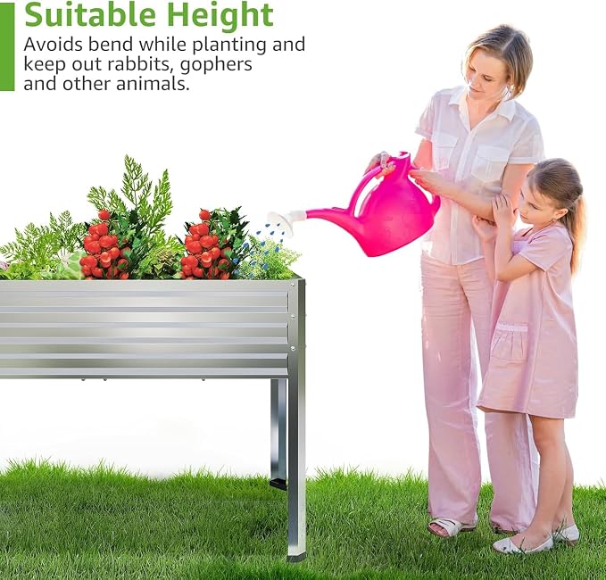 2PCS Galvanized Raised Garden Bed - Image 7