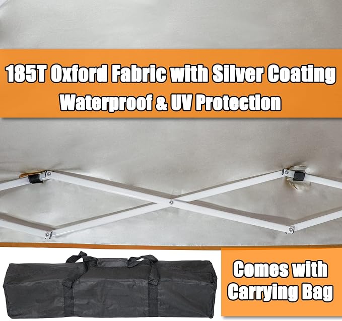 Sunnyglade 6x4 Ft Pop-Up Canopy Tent Outdoor Portable Instant Shelter Folding - Image 5