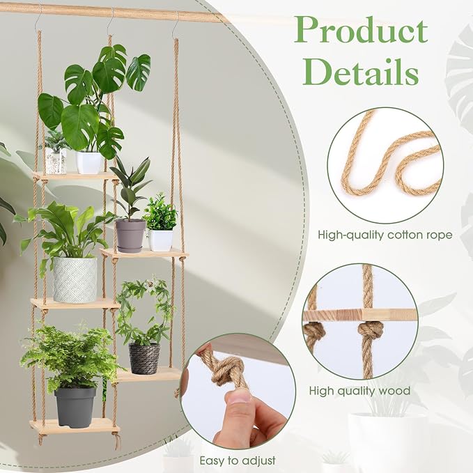 Novabright Window Hanging Plant Shelf - Image 3