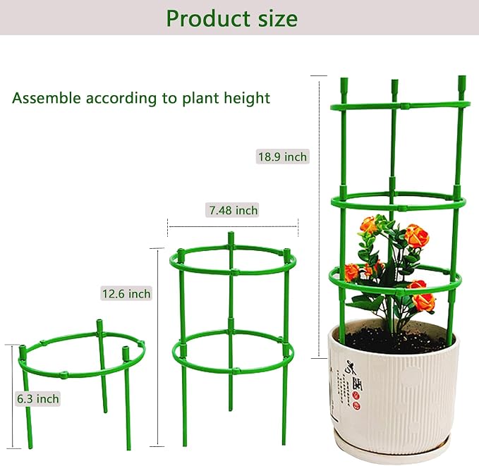 12 Packs Plant Support Stakes, Plant Support - Image 4