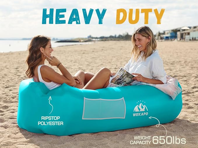 WEKAPO Inflatable Couch Air Lounger Chair - Image 4