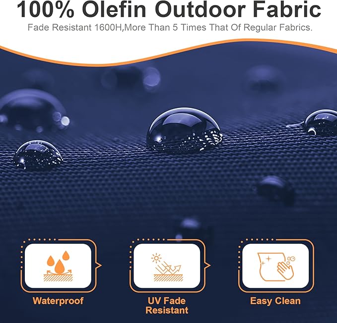 Outdoor Weatherproof Sunproof Waterproof Round Bed Cover, - Image 3