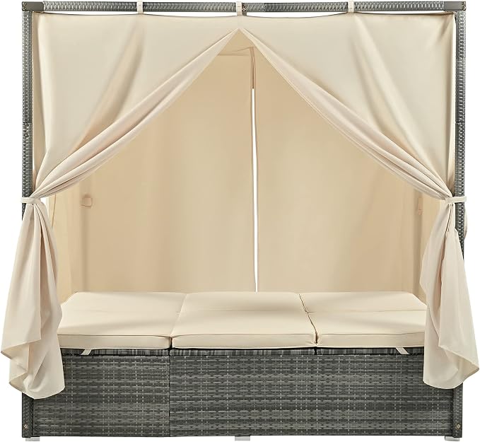 WILLIAMSPACE 59" Outdoor Sunbed Patio Daybed - Image 8