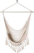 Handwoven Cotton Rope Hammock Chair by Bathonly