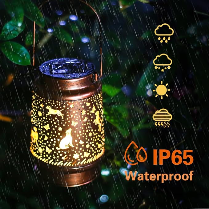 Dog Solar Lanterns Outdoor Waterproof Hanging Solar Lights Dog Gifts - Image 5