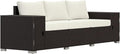 Outsunny 3 Seater Wicker Sofa by Outsunny