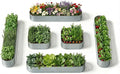 6-Pack 18” Tall Galvanized Raised Garden Beds – New Home Garden Layout by Annoell
