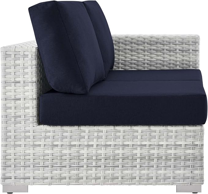 Modway EEI-4302-LGR-NAV Right-Arm Loveseat, Light Gray Navy - Image 3