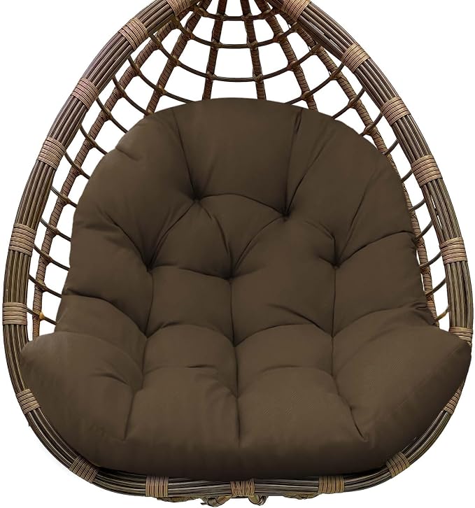Egg Chair Cushion Replacement, Waterproof Outdoor Hanging Egg Swing Chair by Tycdiose