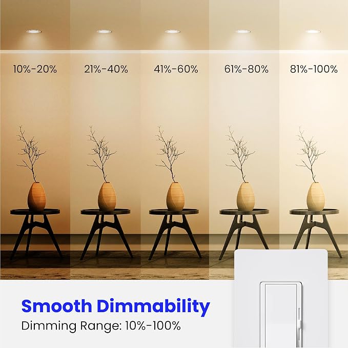 Feit Electric BR30 LED Light Bulb, 100W Equivalent, 1400 Lumens, E26 Standard - Image 4