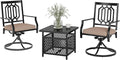PHI VILLA 3 Piece Outdoor Bistro Set by PHIVILLAThepioneerofcomfortablehouseholdsupplies