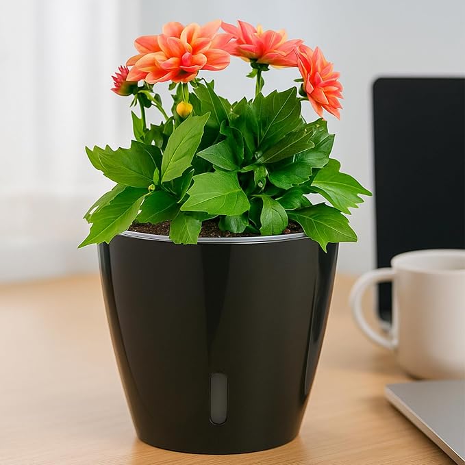 Self-Watering Pots for Indoor Plants, Small African Violet Pots - Image 8