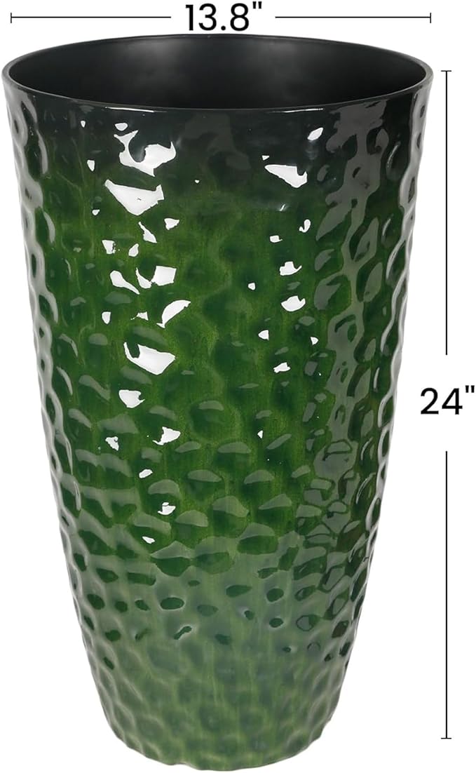 Worth 2 Pack 24" Tall Large Plastic Planter - Image 2