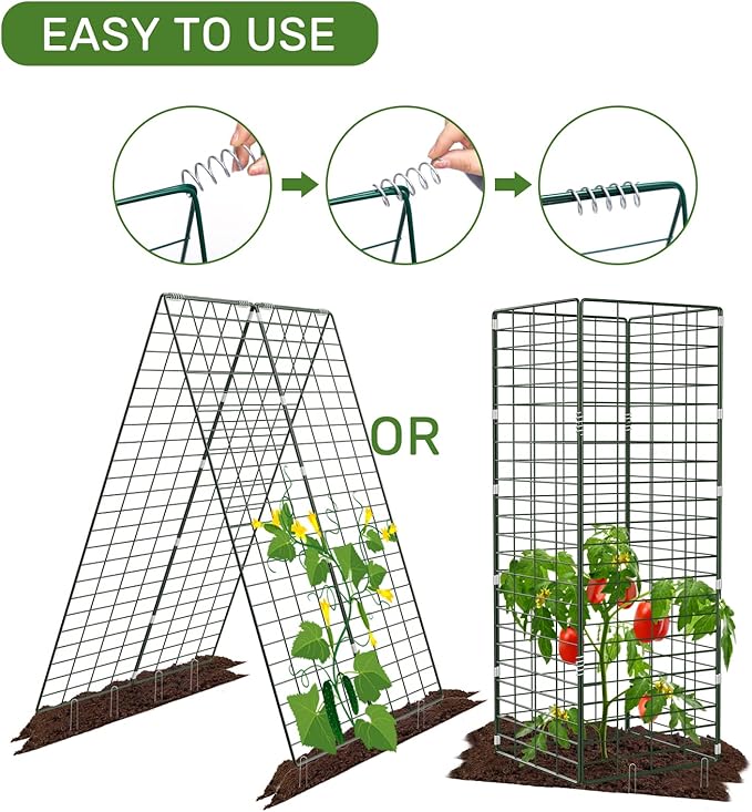 AGTEK 34" x 48" Foldable Cucumber Trellis - Image 4