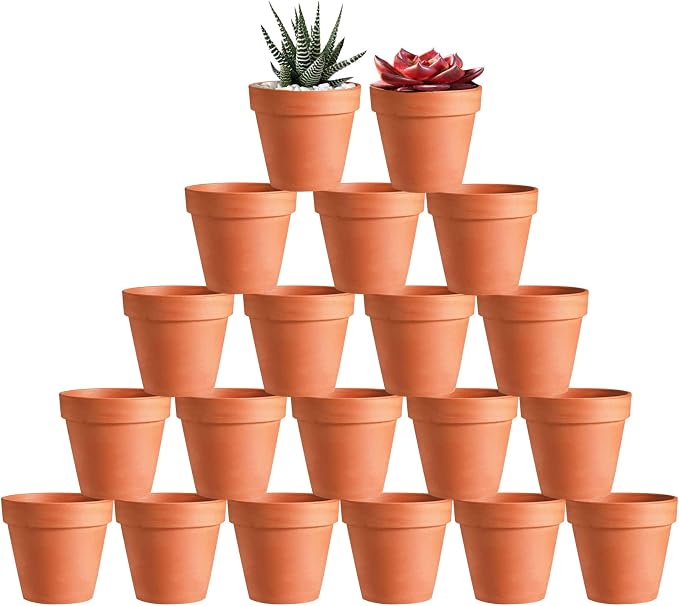 3 inch Plant Nursery pots Number of Items in a 20 Pack, by KOAMLY