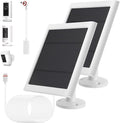 IP65 Solar Panel Outdoor for Ring Cameras Spotlight Cam Plus/Pro Stick Up by Fehuatenda