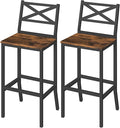 Bar Stools, Kitchen Breakfast Bar Chairs, Easy Assembly, by MAHANCRIS