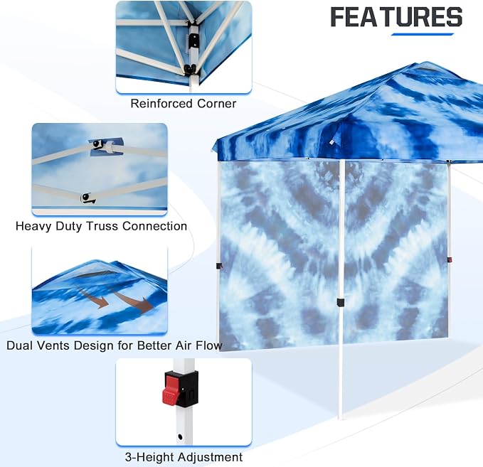 EAGLE PEAK Commercial Canopy 10x10 Pop Up Canopy Tent - Image 2
