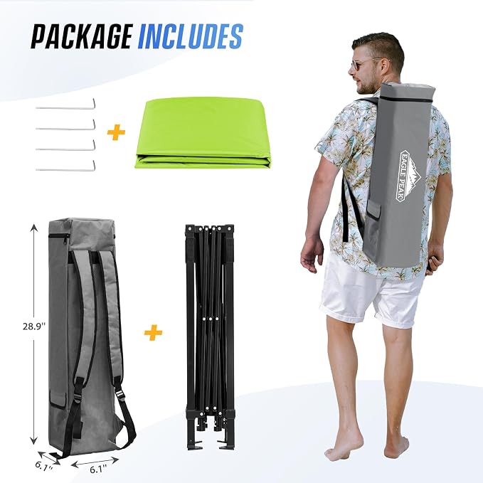EAGLE PEAK 8x8 Pop Up Canopy Tent - Image 9