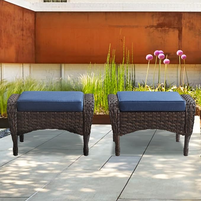 Belord Outdoor Ottomans for Patio Foot Rest - Image 8