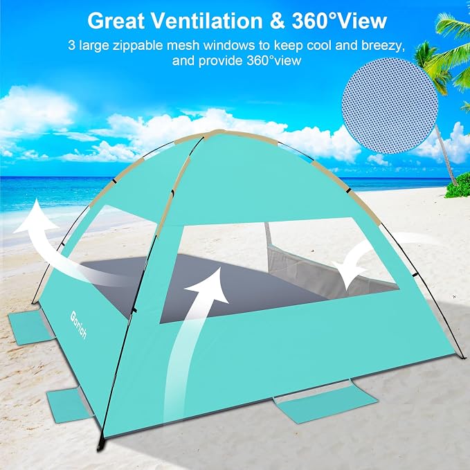 Gorich Beach Tent Sun Shelter for 3/4-5/6-7/8-10 Person - Image 4