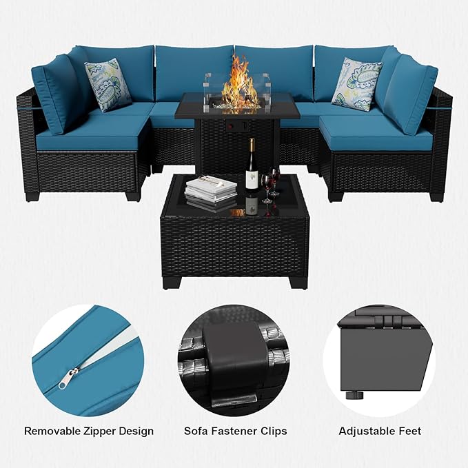 8 Piece Patio Furniture Set - Image 5