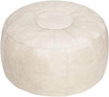Thgonwid Unstuffed Moroccan Storage Pouf Foot Stool Ottoman Seat Handmade Faux by Thgonwid