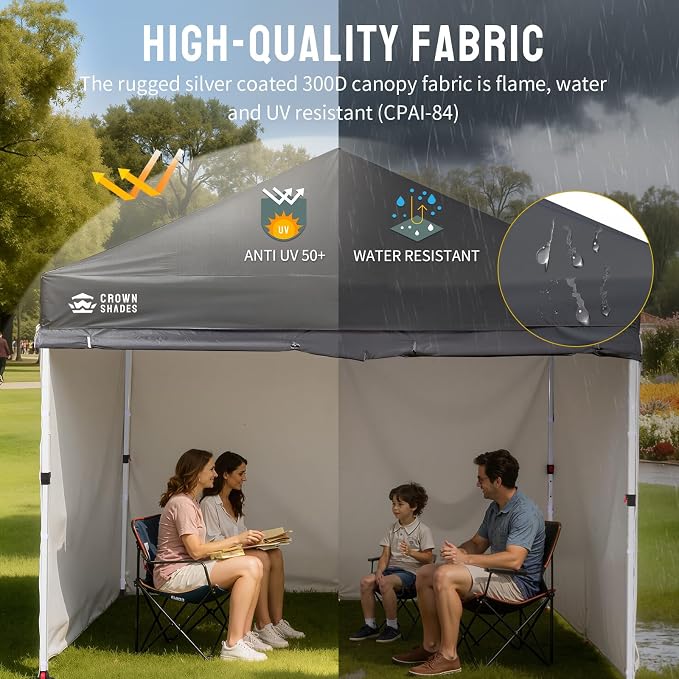 CROWN SHADES 10X10 Comercial Instant Canopy Pop Up Tent - Image 4