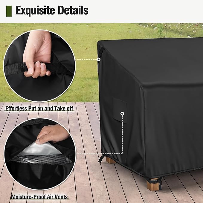MR.COVER 3-Seater Outdoor Couch Cover Waterproof, Patio Furniture Cover - Image 5