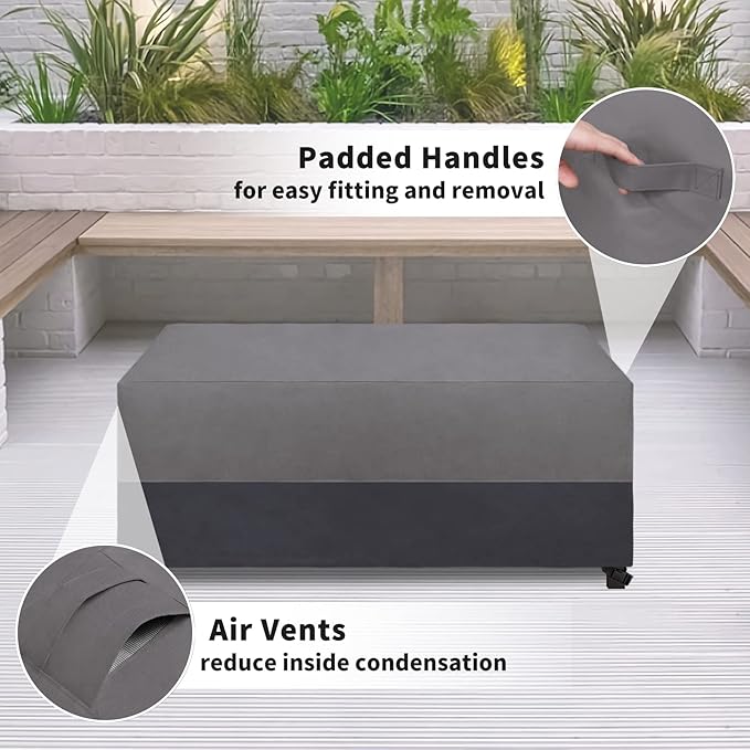 Easy-Going Patio Coffee Table Cover Small Outdoor Rectangular Table Cover - Image 4
