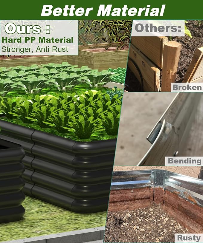 3.0x1.8x1.0ft Raised Garden Bed Kit - Image 3