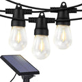 Brightech Ambience Pro Solar Powered Outdoor String Lights -27 ft Commercial by Brightech