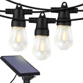 Brightech Ambience Pro Solar Powered Outdoor String Lights, 48 ft Commercial by Brightech