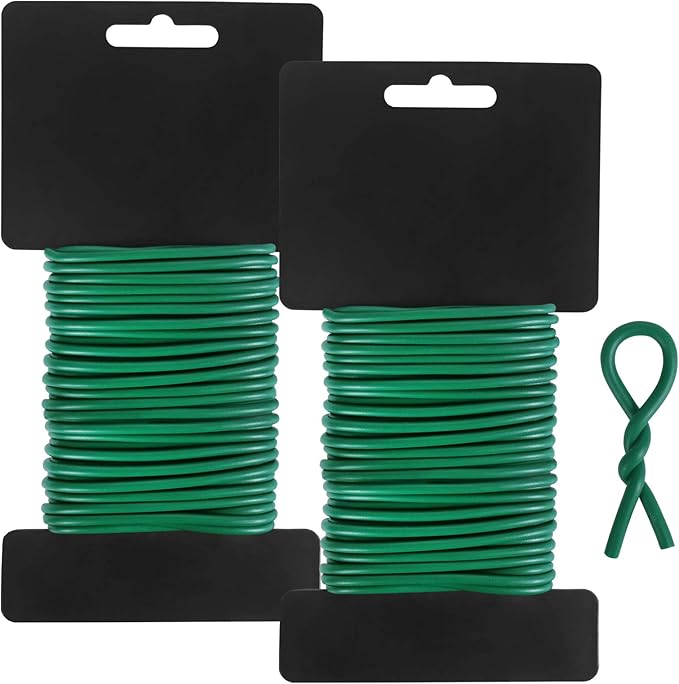 Tenn Well Garden Wire, 52 Feet 3.5mm Soft Garden Plant Ties by TennWell